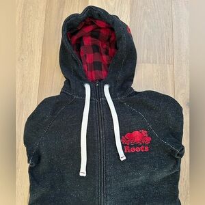 Roots Cabin Collection “Black Pepper” Adult Women’s Onesie - XS